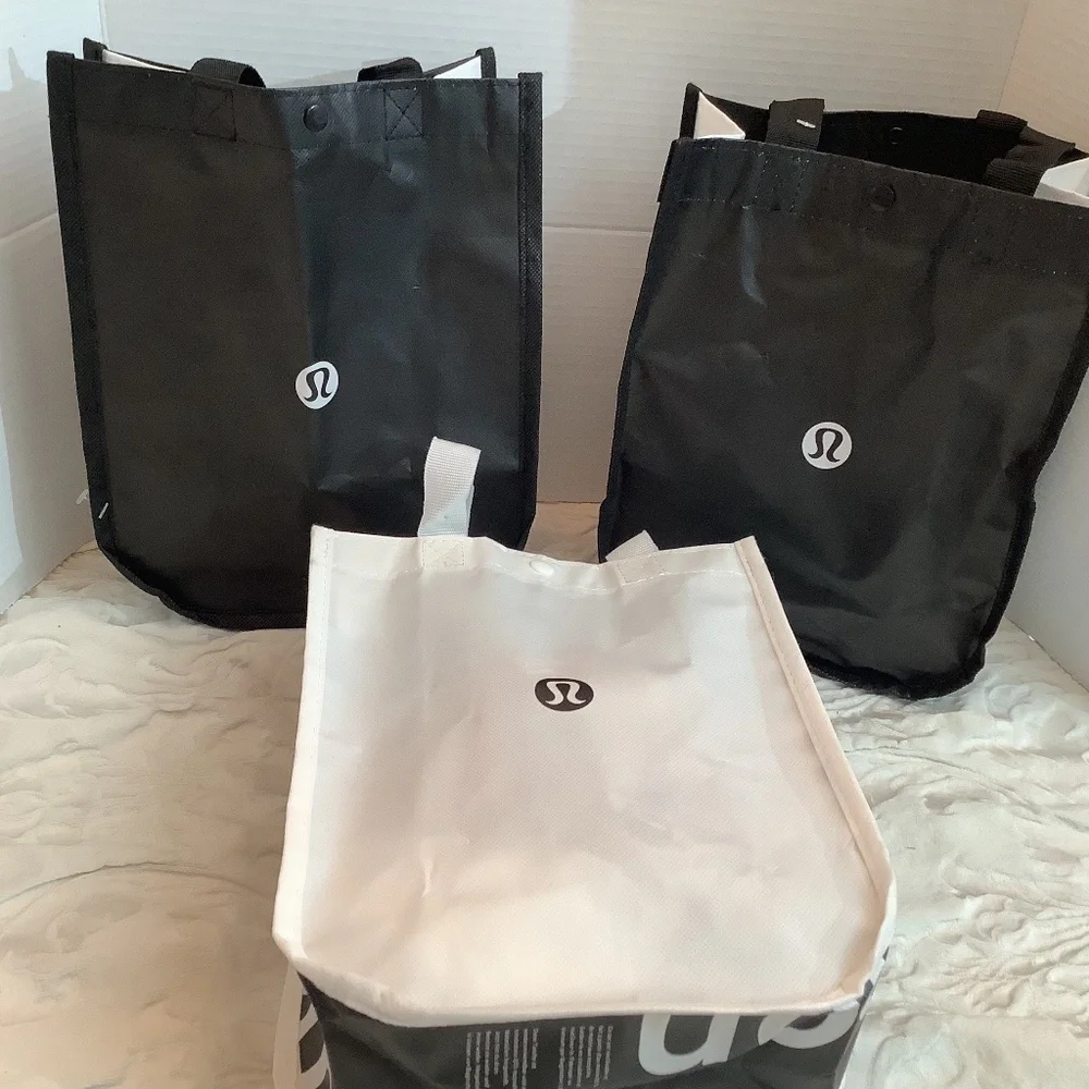EUC LuLulemon bags , black white